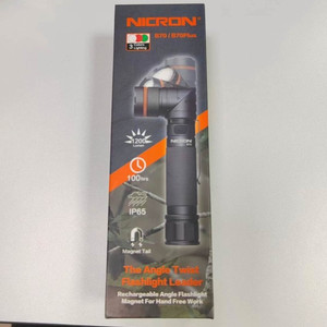 NICRON SenterTwist 90 Derajat  B70 1200 Lumens, Runtime 100h Jarak 178 Meter