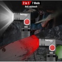Nicron B74T  700 Lumen, Runtime 7 Jam, Jarak Cahaya 66 Meter | 90° Twist Pocket Flashlight