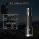 Nicron Senter Water Resistant IPX4 |Flashlight Focus F51 Tingkat Cahaya 600 Lumens, Runtime Battery 6 jam, Jarak Cahaya 123 meter