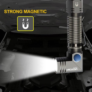 Nicron Flashlight B74UV Rechargeable 90 Degree 700 Lumen 395nm Ultraviolet Waterproof IP65