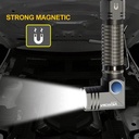 Nicron Flashlight B74UV Rechargeable 90 Degree 700 Lumen 395nm Ultraviolet Waterproof IP65