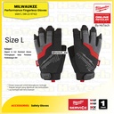 Milwaukee Safety Gloves | Performance Fingerless Gloves 48-22-9742 - L