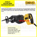 STANLEY | STEL365-900W RECIPROCATING SAW | GERGAJI LISTRIK