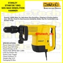 STANLEY STHM10K 10KG SDS-MAX Demolition Hammer | mesin Bobok