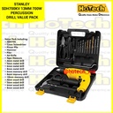 STANLEY SDH700KV 13MM 700W Percussion Drill Value Pack | Mesin Drill