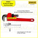 STANLEY|87-626-S 24” 600mm Pipe Wrench (Red) | Kunci Pipa