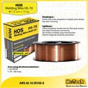 HOS Mig Wire ER70S-6 1.2 mm | Kawat Las Wire ER 70S-6 1.2 mm x 15 Kgs