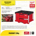 Milwaukee 2 Drawer Tool Box | Storage Tool Box | Tempat Perkakas