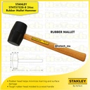 STANLEY STHT57528-8 24oz Rubber Mallet  | Hammer Rubber | Palu