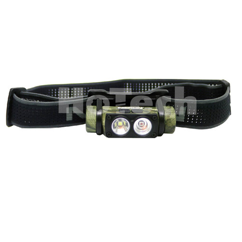 NICRON Headlamp H15+ Red/Med lighting with 500 Lumen | Waterproof