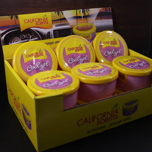 CALIFORNIA SCENTS  Pengharum mobil L.A Lavender Gel Cans | Cool Gels