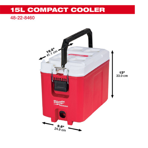 Milwaukee Packout Tool Boxes | 15L Compact Cooler | Box Pendingin