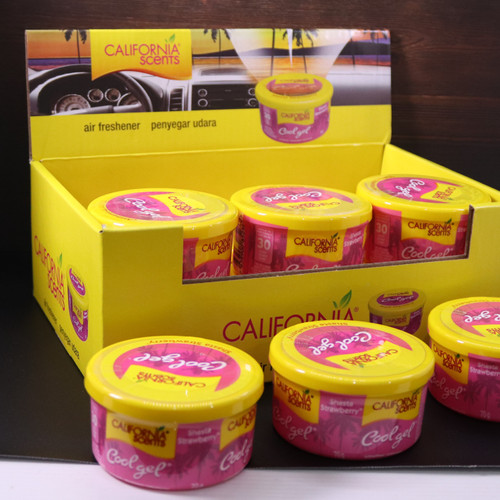 CALIFORNIA SCENTS Pengharum mobil Shasta Strawberry | Cool Gels