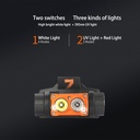 NICRON Headlamp H35UV USB Rechargeable | Senter LED 1000 Lumens 30H