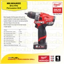 MILWAUKEE M12 FPD | Percussion Dril | Mesin Drill 12Volt (Unit Only)