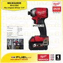 MILWAUKEE M18FID2 | 18V Impact Driver 1/4" (Unit Only) Mesin Impact