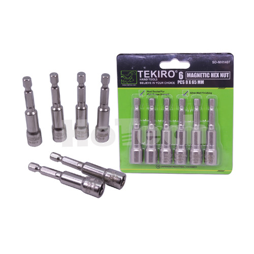 TEKIRO Mata Roofing Hex Nut Magnetic 6 pcs size 8x65mm | Hex Nut