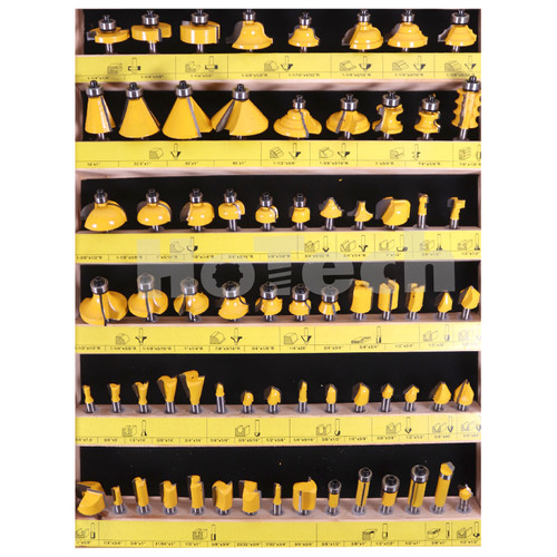 Yonico Router Bit Set Professional Carbide Tipped 70 Bits