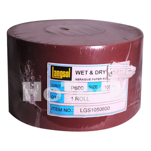 Kertas Amplas Roll | Langsol | Abrasive Cloth Roll, Waterproof P600