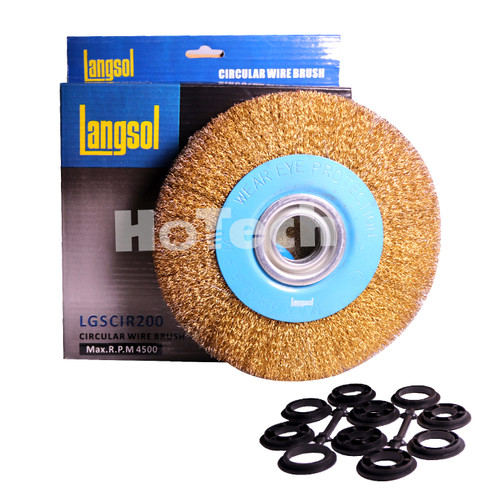 Langsol | LGSCIR200 Circular Wire Brush | Brush
