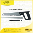 STANLEY | 15-090 3-Blade Nest-of-Saws | Gergaji Tangan