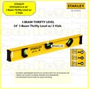 STANLEY | STHT42074-8 24” I-Beam Thrifty | Alat Ukur