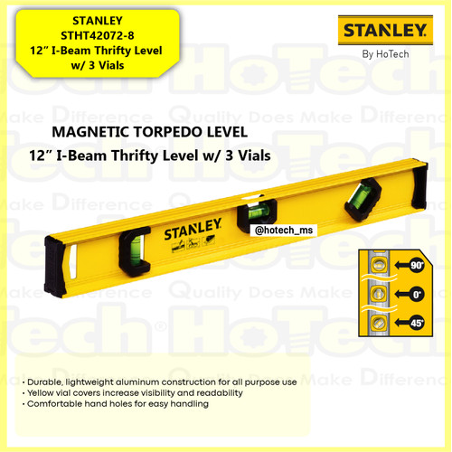 STANLEY | STHT42072-8 12” I-Beam Thrifty | Alat Ukur