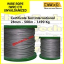 ASANO | Wire Rope IWRC CTI | Ungalvanized | Kawat Besi