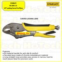 STANLEY|84-369-1-S 10” Locking Curve Pro Pliers|Tang Pengunci