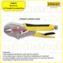 STANLEY|84-371-1-S 10” Straight Pro Locking Pliers|Tang Pengunci
