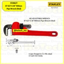 STANLEY|87-627-S 36” 900mm Pipe Wrench (Red)|Kunci Pipa