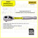 STANLEY|STMT89819-8B 1/2” Pear Head Ratchet P7|Kunci Shock