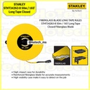 STANLEY|STHT34263-8 50m|165' Long Tape Closed Fiberglass Blade|Meteran