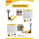 HAND PALLET TRUCK 5 TON HOS-BY5TBR | HOS | Hand Pallet 5 TON