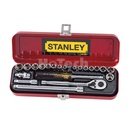 STANLEY|89-507 21pcs 1/4” Drive Socket Set (Metric * Imperial)|Kunci