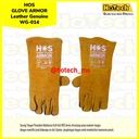 Sarung Tangan Las 18" | HOS | Safety Welding Glove Leather Genuine 18"