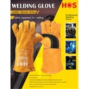 Sarung Tangan Las 18" | HOS | Safety Welding Glove Leather Genuine 18"
