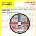 BOSCH Metal Cutting Disc Best Range | Mata Gerinda size 100 x 1.2