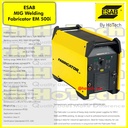 ESAB WELDING MIG FABRICATOR EM 500i & FEED 364 | GMAW Welding Machine