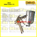 Spray Panting Gun / Spit Cat MEIJI F75 Tabung Atas | Spray Gun Meiji