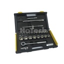 STANLEY Kunci Shock | 86-478 26pcs 1/2” Drive Socket Set (Imperial)