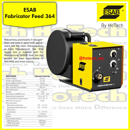 ESAB FABRICATOR EM 500i & FEED 364 Enclosed | GMAW Welding Machine