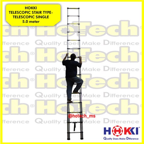Tangga Teleskopik With Finger Protection 5.0M | Tangga Telescopic 5.0M