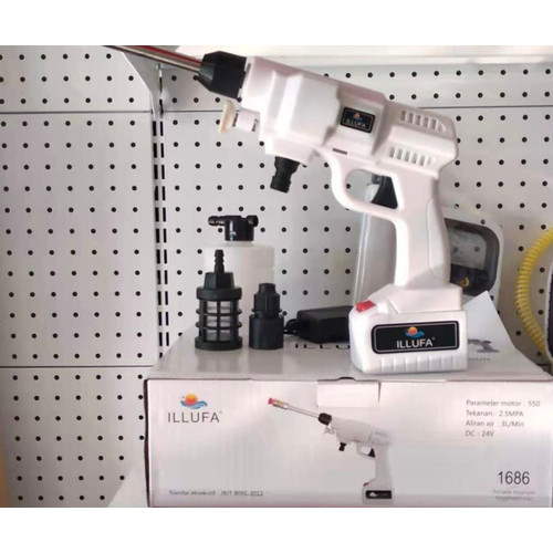 Mesin Jet Cleaner Portable Cuci Siram Baterai 24V ILLUFA L6-1686