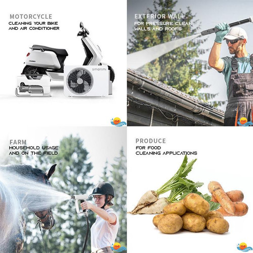 High Pressure Cleaner Mesin Steam Cuci Mobil Motor AC ILLUFA L2-1682