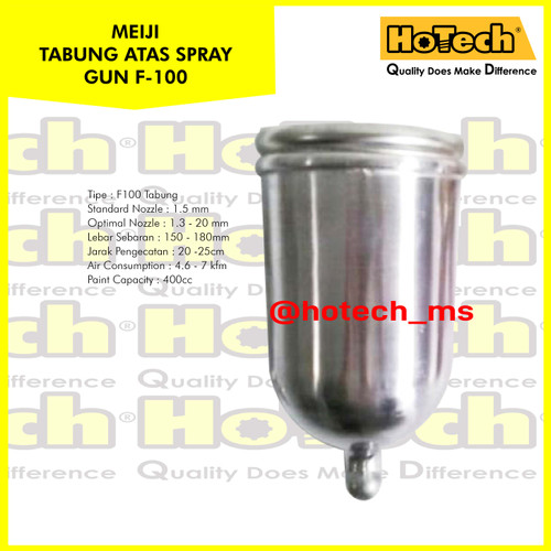 Spray Gun Meiji F100 F 100 Tabung Atas Super Taiwan