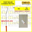 Kuas Roll 4" + Gagang | Paint Roller + Handle (Polytex) FIA (ASLI)