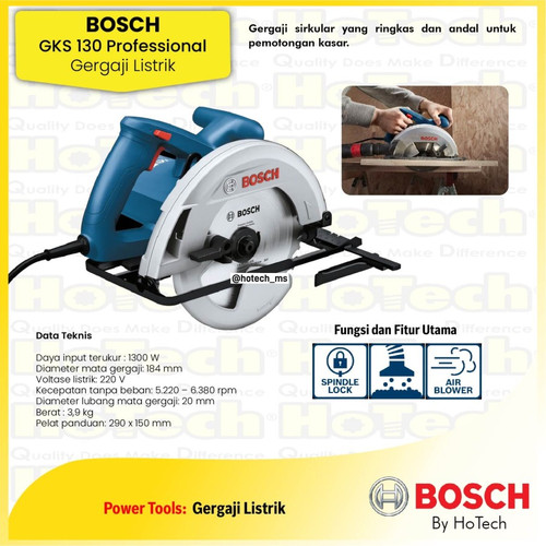 BOSCH Circular Saw GKS 140 Professional | Bosch Mesin Gergaji Kayu 7"