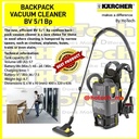 KARCHER BATTERY-OPERATED VACUUM CLEANER BV 5/1 Bp | BV5/1 Bp | KARCHER