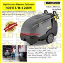KARCHER HDS-E 8/16-4 M 24 kW HOT WATER HIGH-PRESSURE WASHER